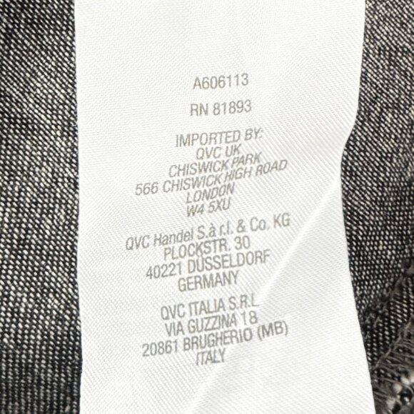 Joan Rivers Black Denim- XL NEW - Picture 4 of 6